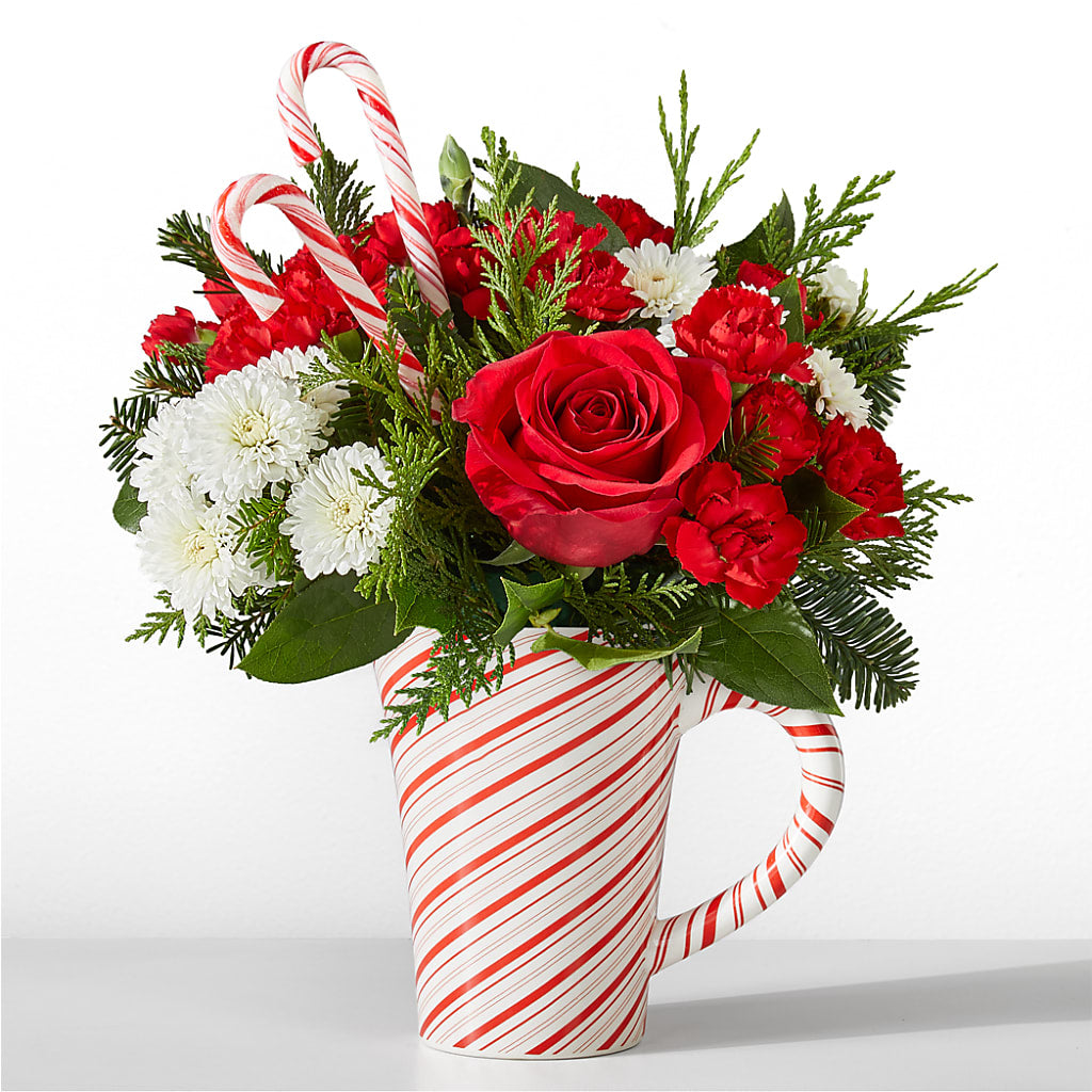 Peppermint Swirl Mug – HIRT'S FLOWERS INC, Strongsville OH