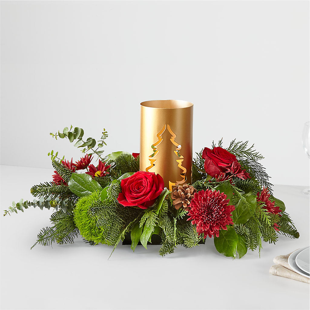 Toast the Season Centerpiece – HIRT'S FLOWERS INC, Strongsville OH