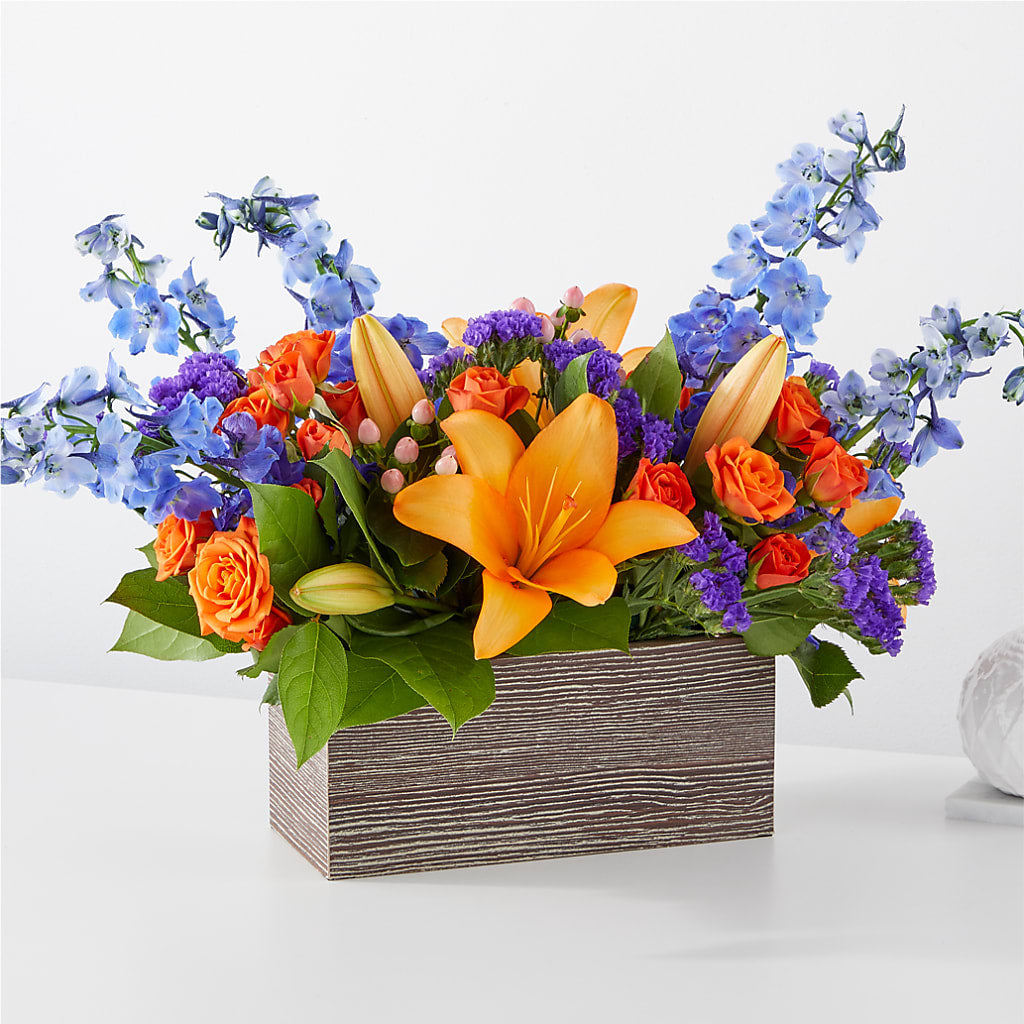 Radiant Citrus Box Bouquet – HIRT'S FLOWERS INC, Strongsville OH