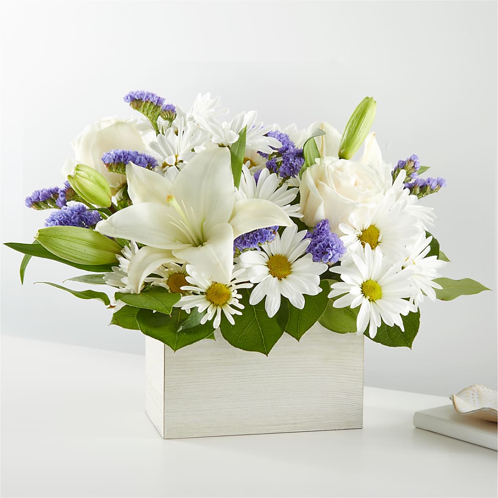 Beyond Blue Box Bouquet – HIRT'S FLOWERS INC, Strongsville OH