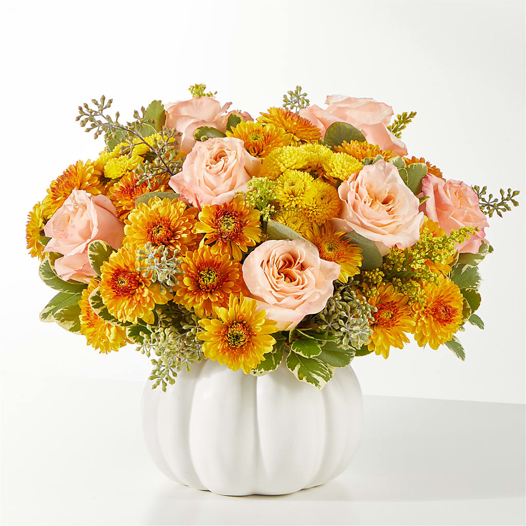 Peachy Pumpkin – HIRT'S FLOWERS INC, Strongsville OH