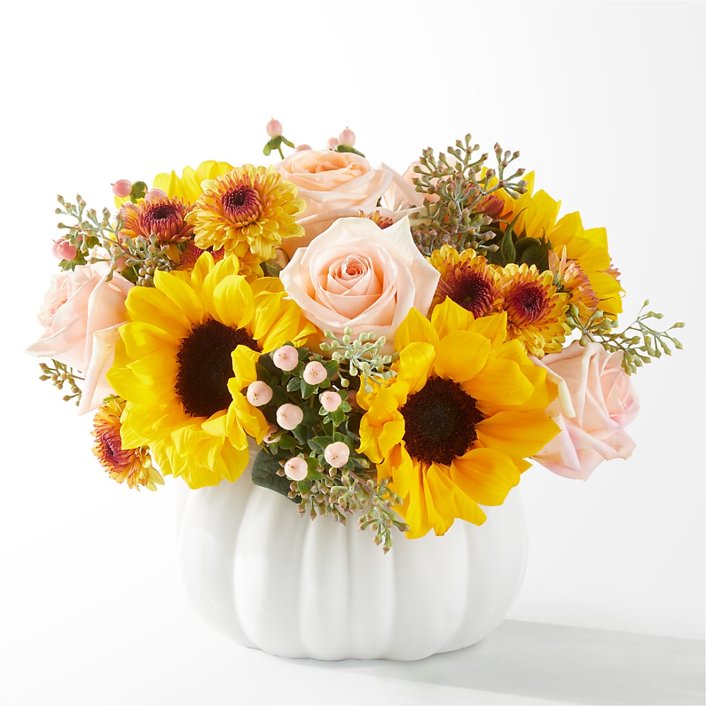 Pumpkin to Talk About Bouquet – HIRT'S FLOWERS INC, Strongsville OH