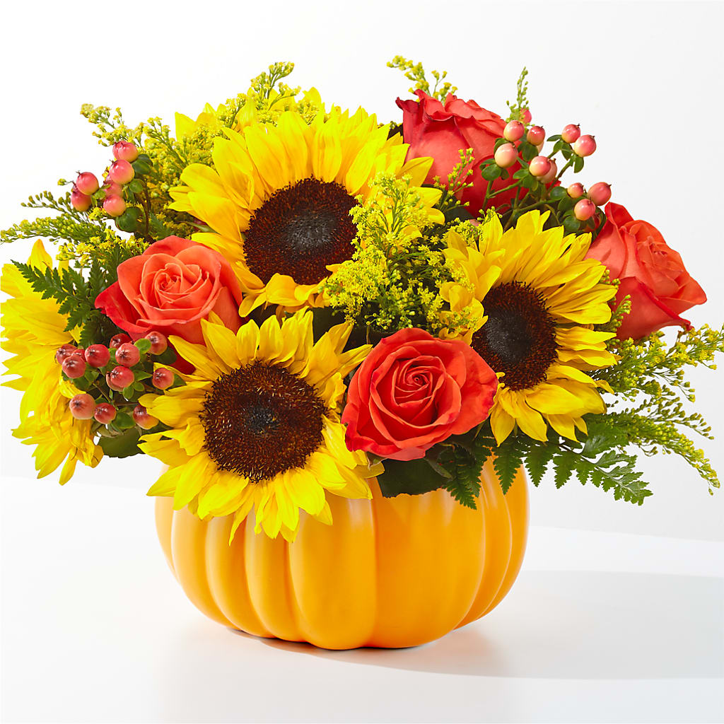 Pick of the Patch Pumpkin Bouquet – HIRT'S FLOWERS INC, Strongsville OH