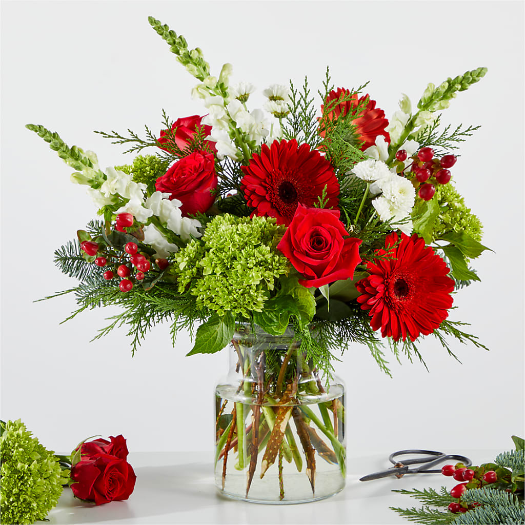Merry Moment Bouquet – A Florist Original – HIRT'S FLOWERS INC, Strongsville OH