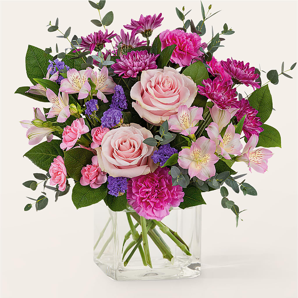 Rosy Radiance Bouquet – HIRT'S FLOWERS INC, Strongsville OH