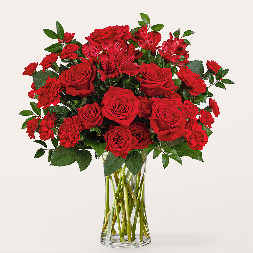Brilliant Ruby Bouquet – HIRT'S FLOWERS INC, Strongsville OH