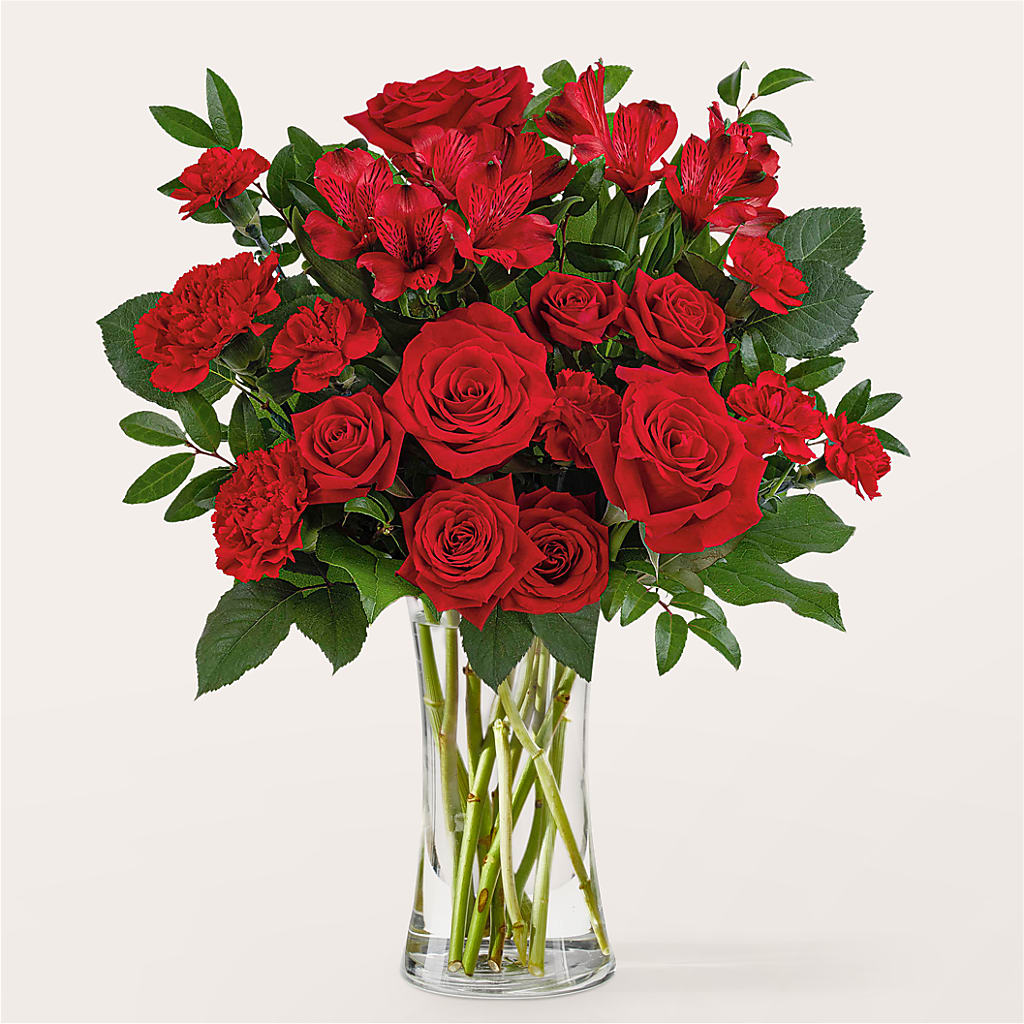 Brilliant Ruby Bouquet – HIRT'S FLOWERS INC, Strongsville OH