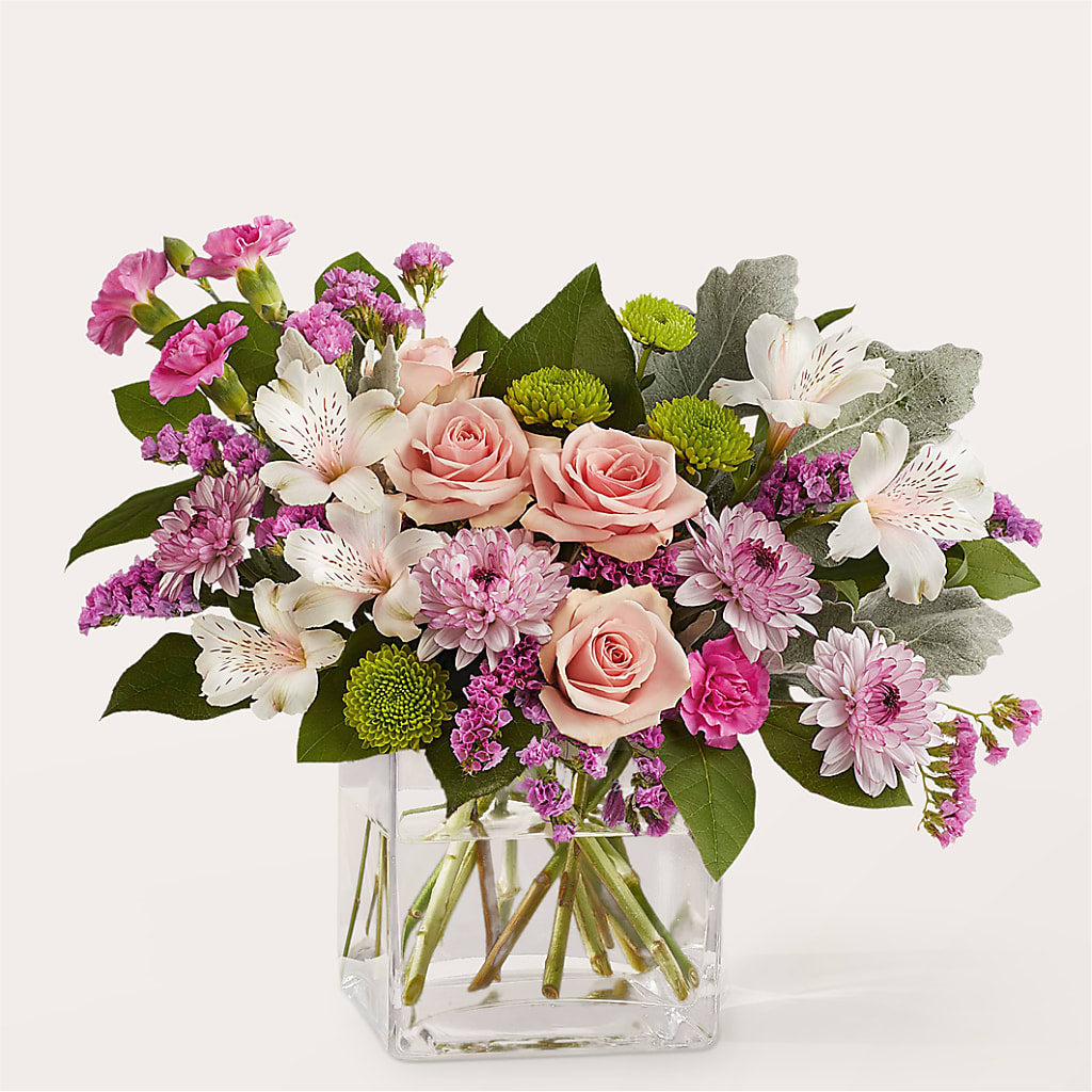 Pink Suede Bouquet – HIRT'S FLOWERS INC, Strongsville OH