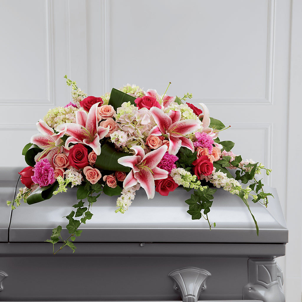 Splendid Grace Casket Spray – HIRT'S FLOWERS INC, Strongsville OH