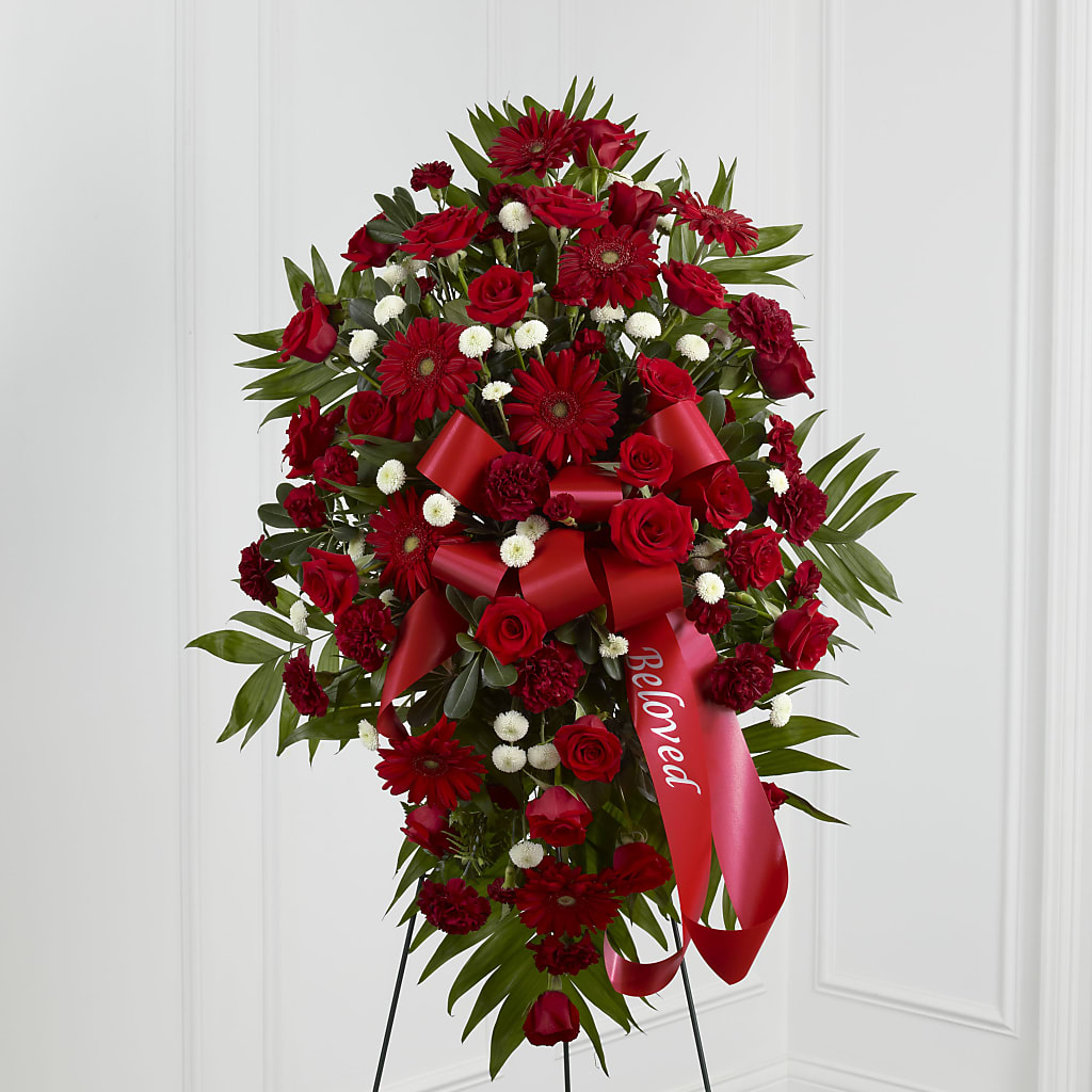 Treasured Memories Standing Spray – HIRT'S FLOWERS INC, Strongsville OH