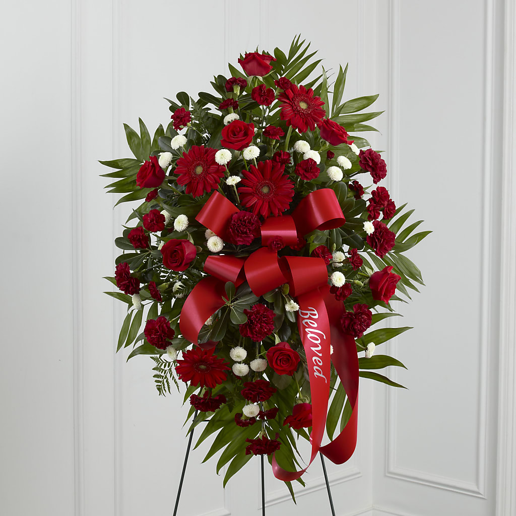 Treasured Memories Standing Spray – HIRT'S FLOWERS INC, Strongsville OH