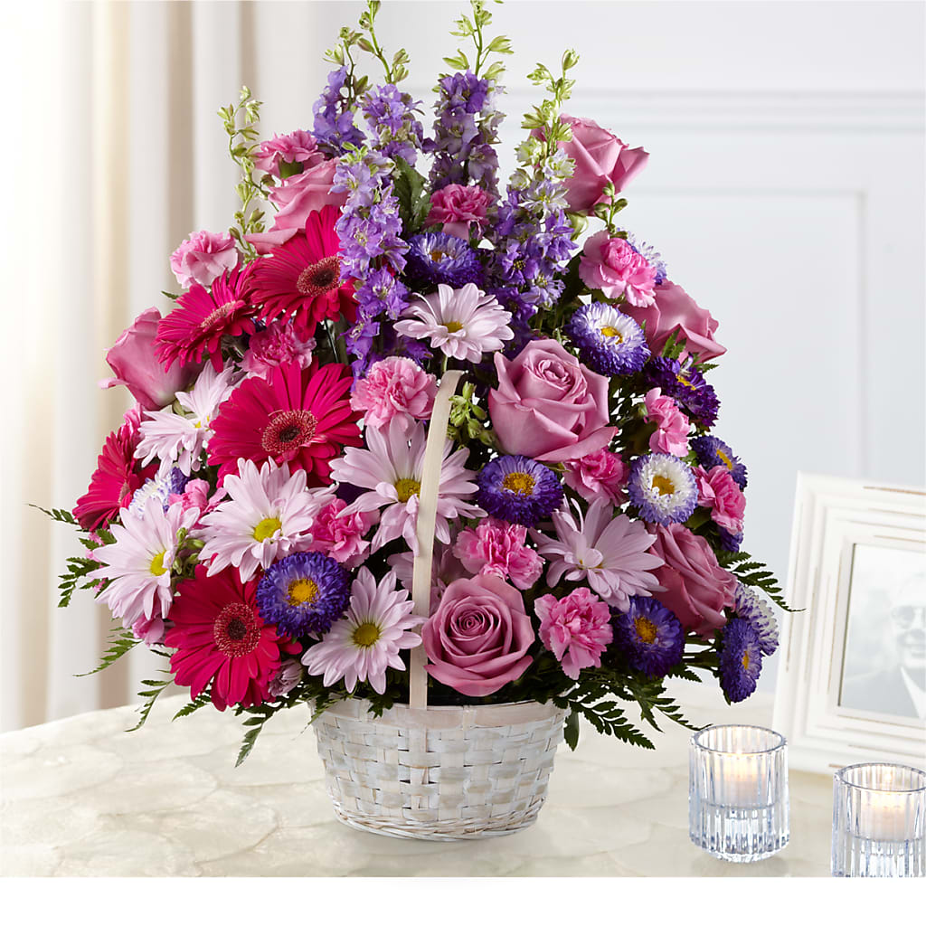 Pastel Peace Basket – HIRT'S FLOWERS INC, Strongsville OH