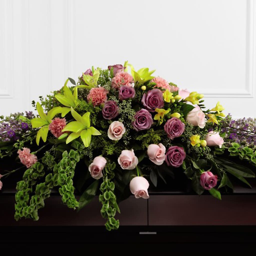 Forever Beloved Casket Spray – HIRT'S FLOWERS INC, Strongsville OH