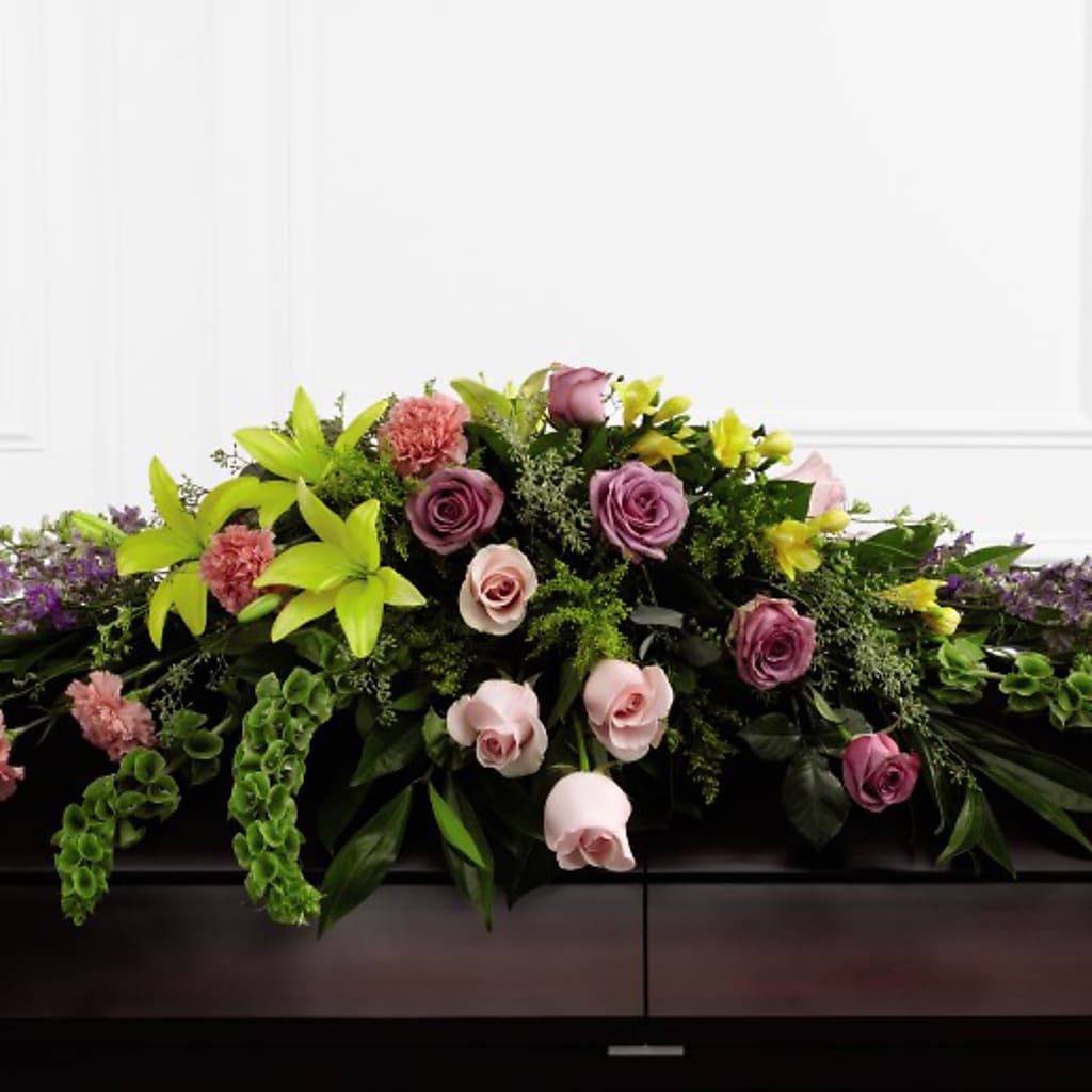 Forever Beloved Casket Spray – HIRT'S FLOWERS INC, Strongsville OH