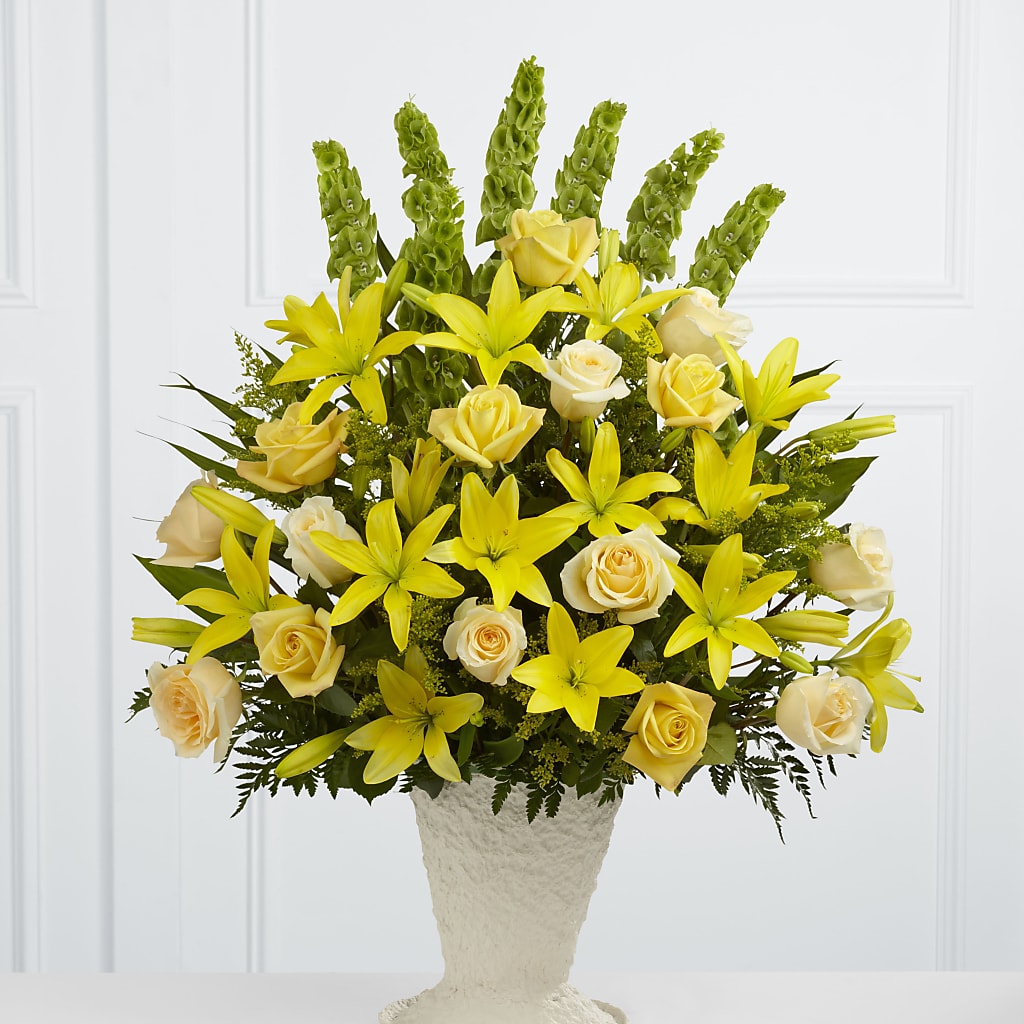 Golden Memories Arrangement – HIRT'S FLOWERS INC, Strongsville OH
