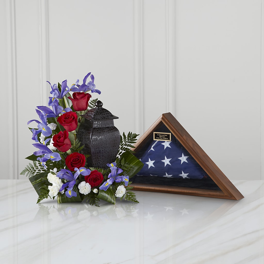 Patriotic Tribute Arrangement – HIRT'S FLOWERS INC, Strongsville OH