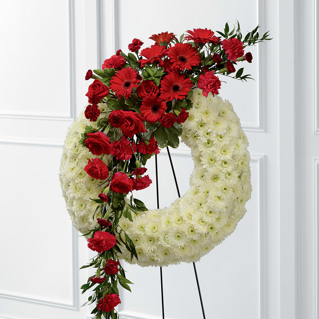 Graceful Tribute Wreath – HIRT'S FLOWERS INC, Strongsville OH