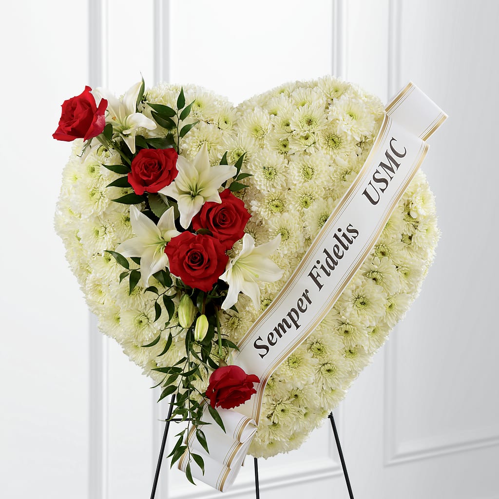 Heartfelt Hero Standing Heart – HIRT'S FLOWERS INC, Strongsville OH