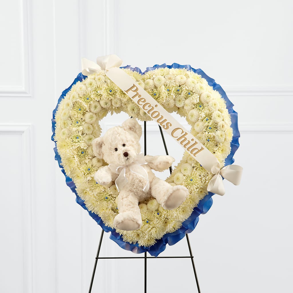Precious Child Standing Heart – HIRT'S FLOWERS INC, Strongsville OH