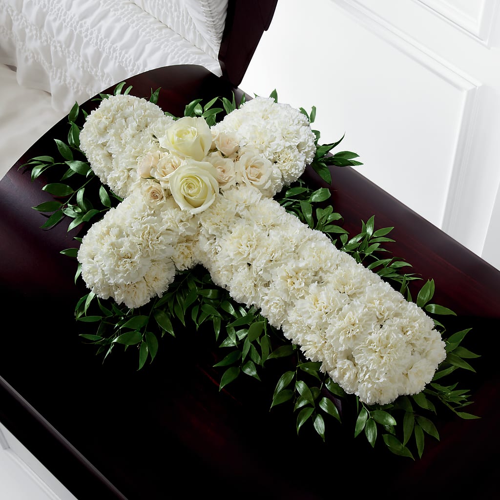 Peaceful Memories Casket Spray (Standard) – HIRT'S FLOWERS INC, Strongsville OH