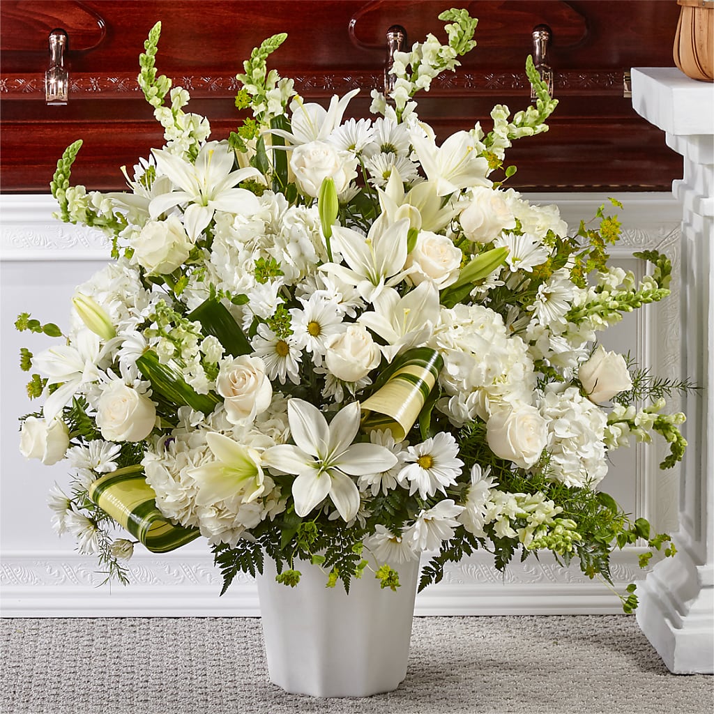 Thoughts of Tranquility Floor Basket – HIRT'S FLOWERS INC, Strongsville OH