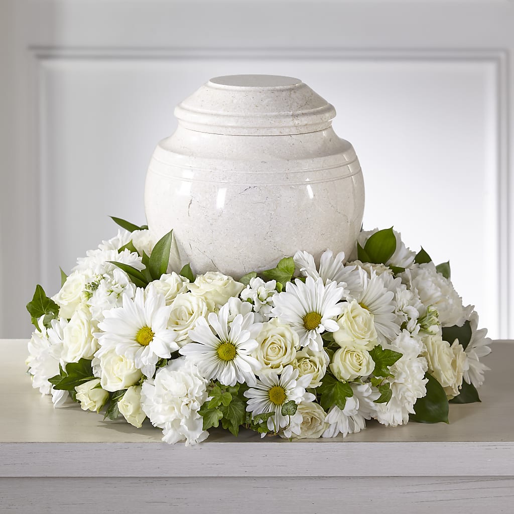 Ivory Gardens Cremation Adornment – HIRT'S FLOWERS INC, Strongsville OH