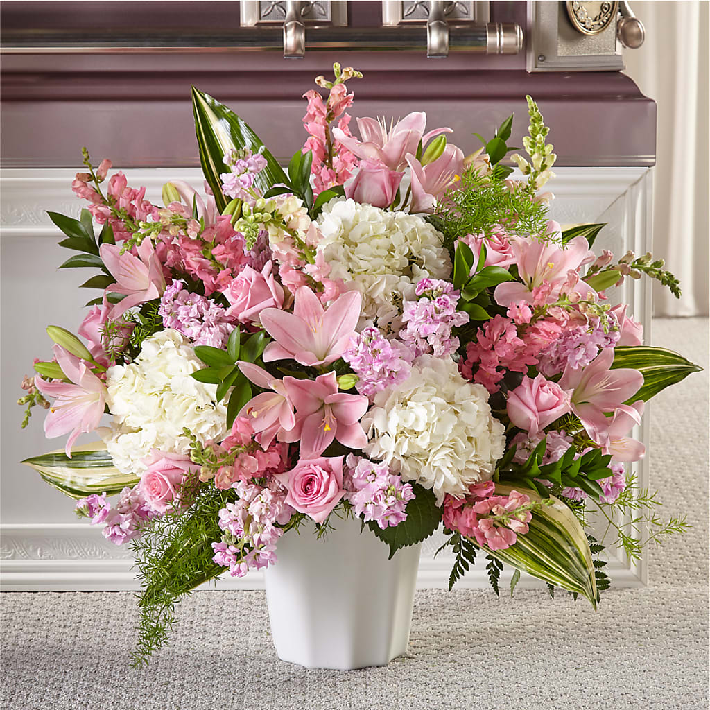 Simply Serene Floor Basket – HIRT'S FLOWERS INC, Strongsville OH