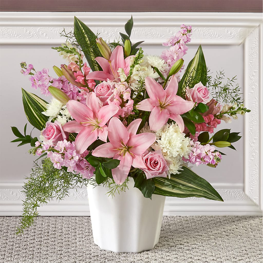 Simply Serene Floor Basket – HIRT'S FLOWERS INC, Strongsville OH