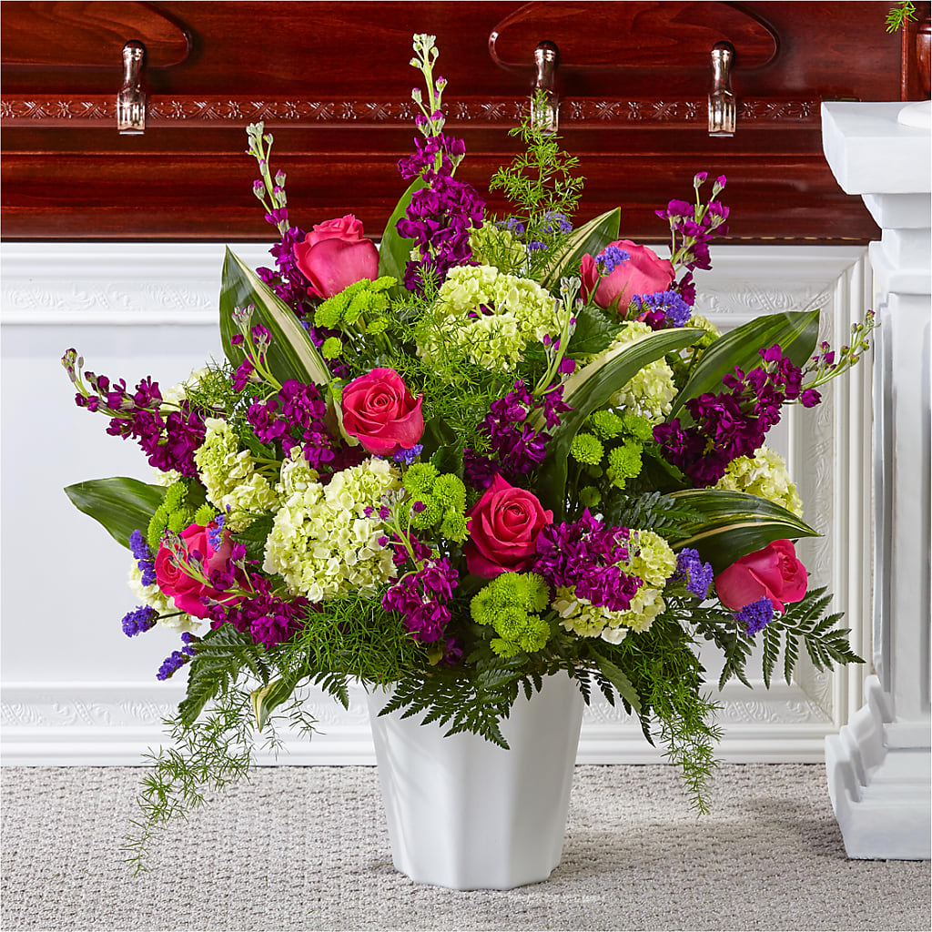 Beautiful Horizons Floor Basket – HIRT'S FLOWERS INC, Strongsville OH