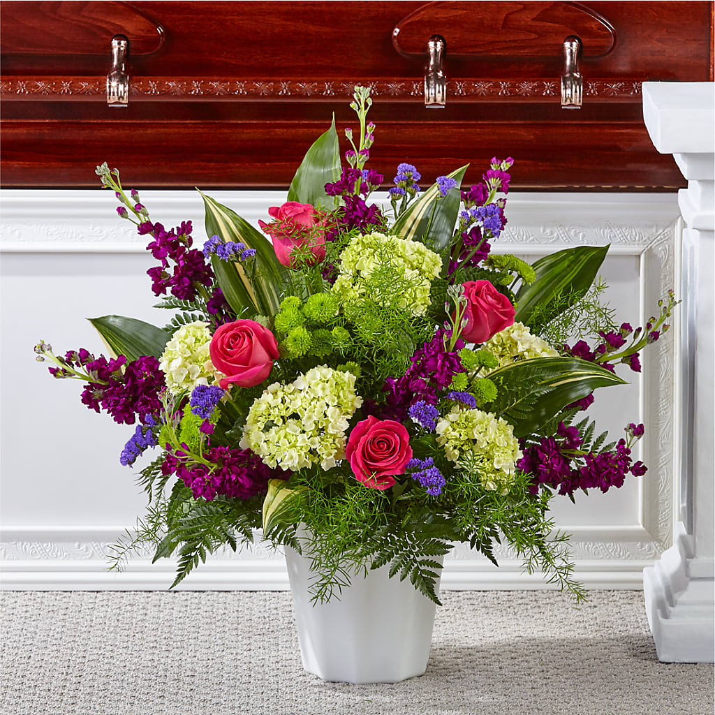 Beautiful Horizons Floor Basket – HIRT'S FLOWERS INC, Strongsville OH