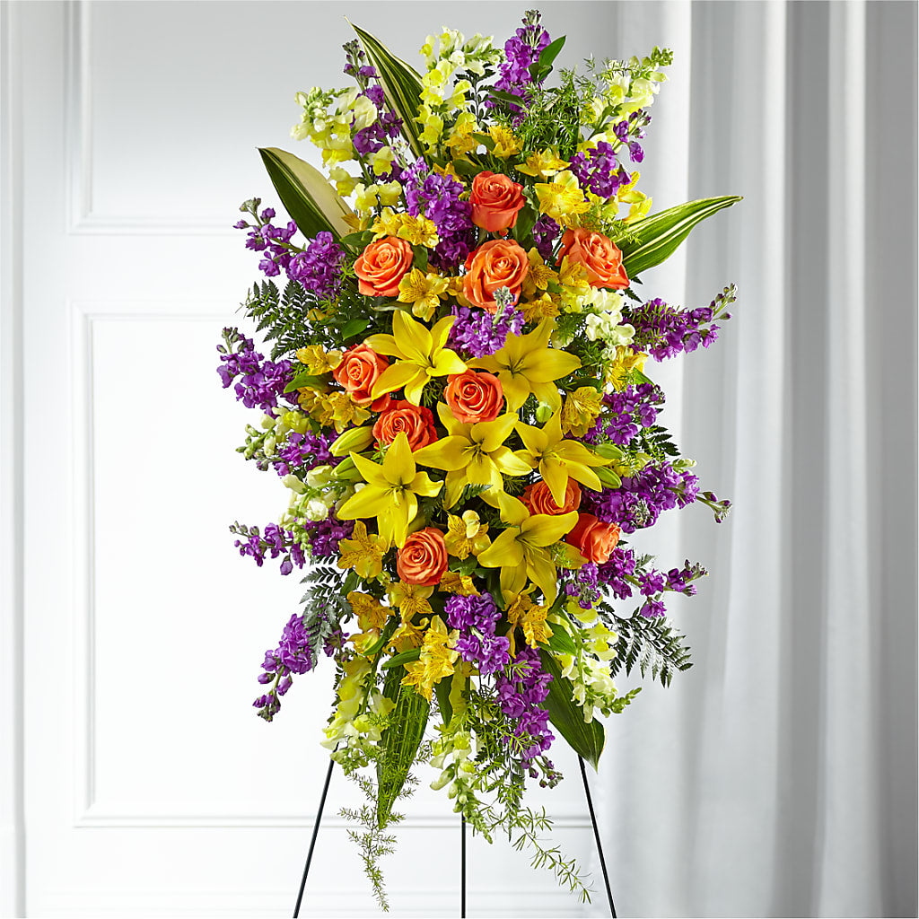 Thoughtful Prayers Standing Spray – HIRT'S FLOWERS INC, Strongsville OH