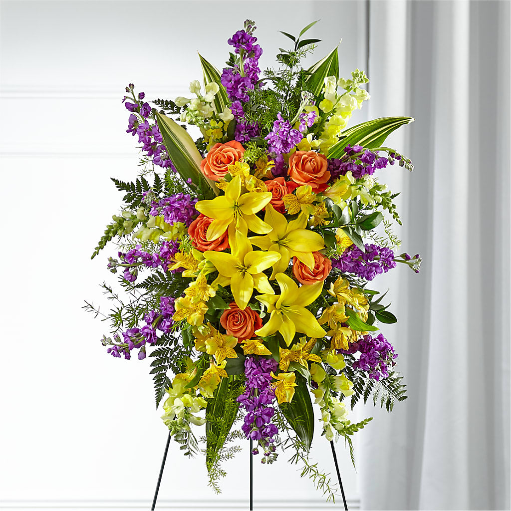 Thoughtful Prayers Standing Spray – HIRT'S FLOWERS INC, Strongsville OH