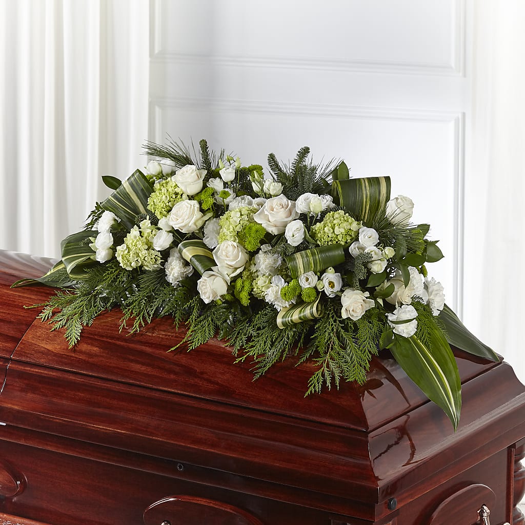 Hopeful Gesture Casket Spray – HIRT'S FLOWERS INC, Strongsville OH