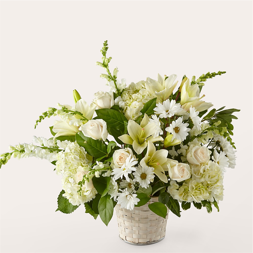 Ivory Elegance Floral Basket – HIRT'S FLOWERS INC, Strongsville OH