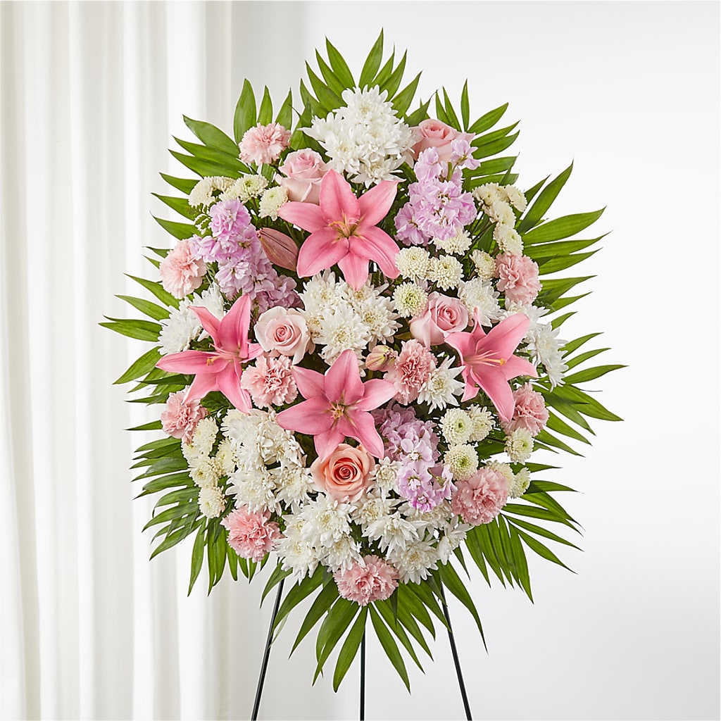 Offering Solace Standing Spray – HIRT'S FLOWERS INC, Strongsville OH
