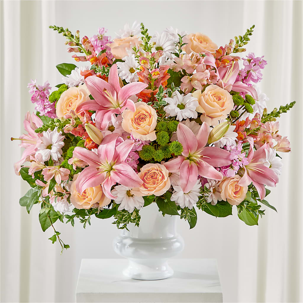 Heartfelt Gesture Urn Arrangement – HIRT'S FLOWERS INC, Strongsville OH