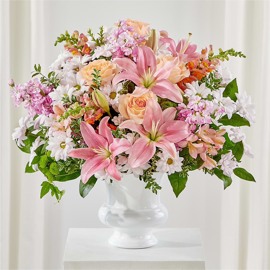 Heartfelt Gesture Urn Arrangement – HIRT'S FLOWERS INC, Strongsville OH