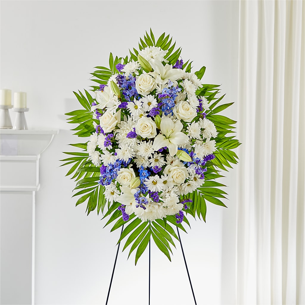 At Rest Standing Spray – HIRT'S FLOWERS INC, Strongsville OH