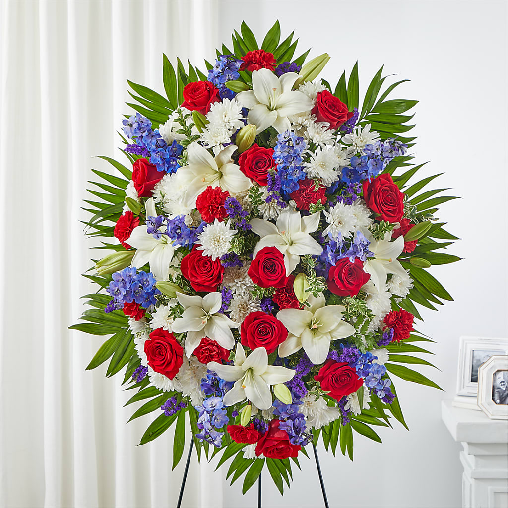 Cherished Service Standing Spray – HIRT'S FLOWERS INC, Strongsville OH