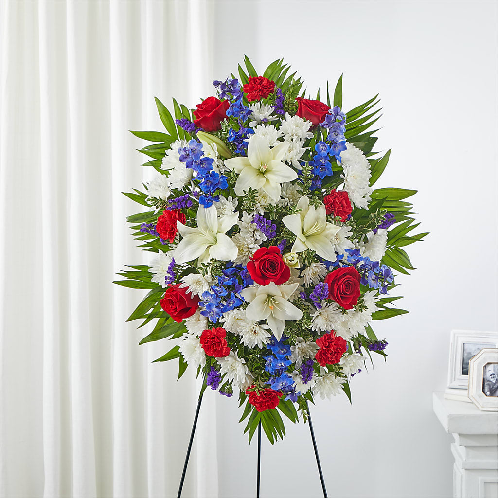 Cherished Service Standing Spray – HIRT'S FLOWERS INC, Strongsville OH