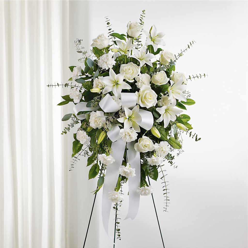 With Care Standing Spray – HIRT'S FLOWERS INC, Strongsville OH