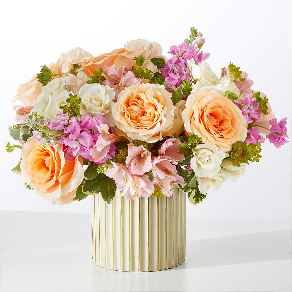 Paradise Bouquet with Ivory Vase – HIRT'S FLOWERS INC, Strongsville OH