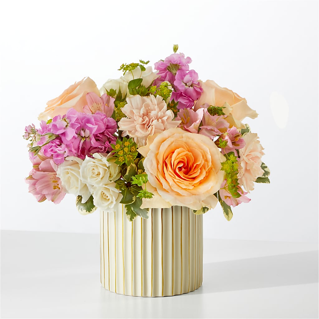 Paradise Bouquet with Ivory Vase – HIRT'S FLOWERS INC, Strongsville OH