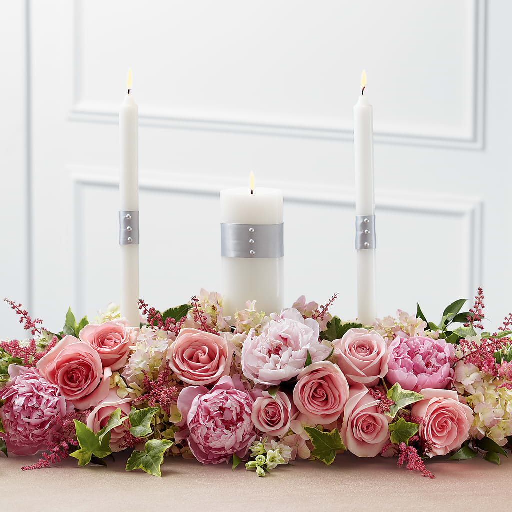 Worldwide Romance Unity Candle Arrangement – HIRT'S FLOWERS INC, Strongsville OH