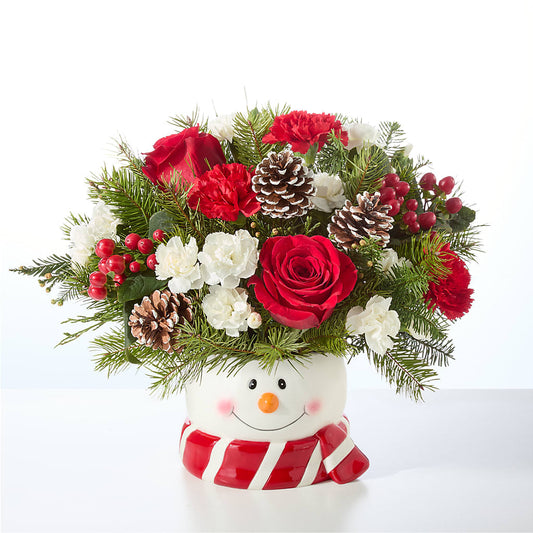 Jolly Snowman Bouquet – HIRT'S FLOWERS INC, Strongsville OH