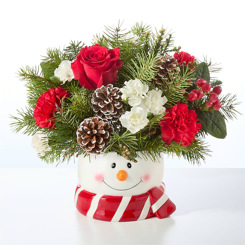 Jolly Snowman Bouquet – HIRT'S FLOWERS INC, Strongsville OH