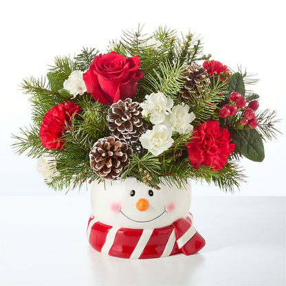 Jolly Snowman Bouquet – HIRT'S FLOWERS INC, Strongsville OH