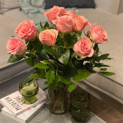 Long Stem Pink Rose Bouquet – HIRT'S FLOWERS INC, Strongsville OH