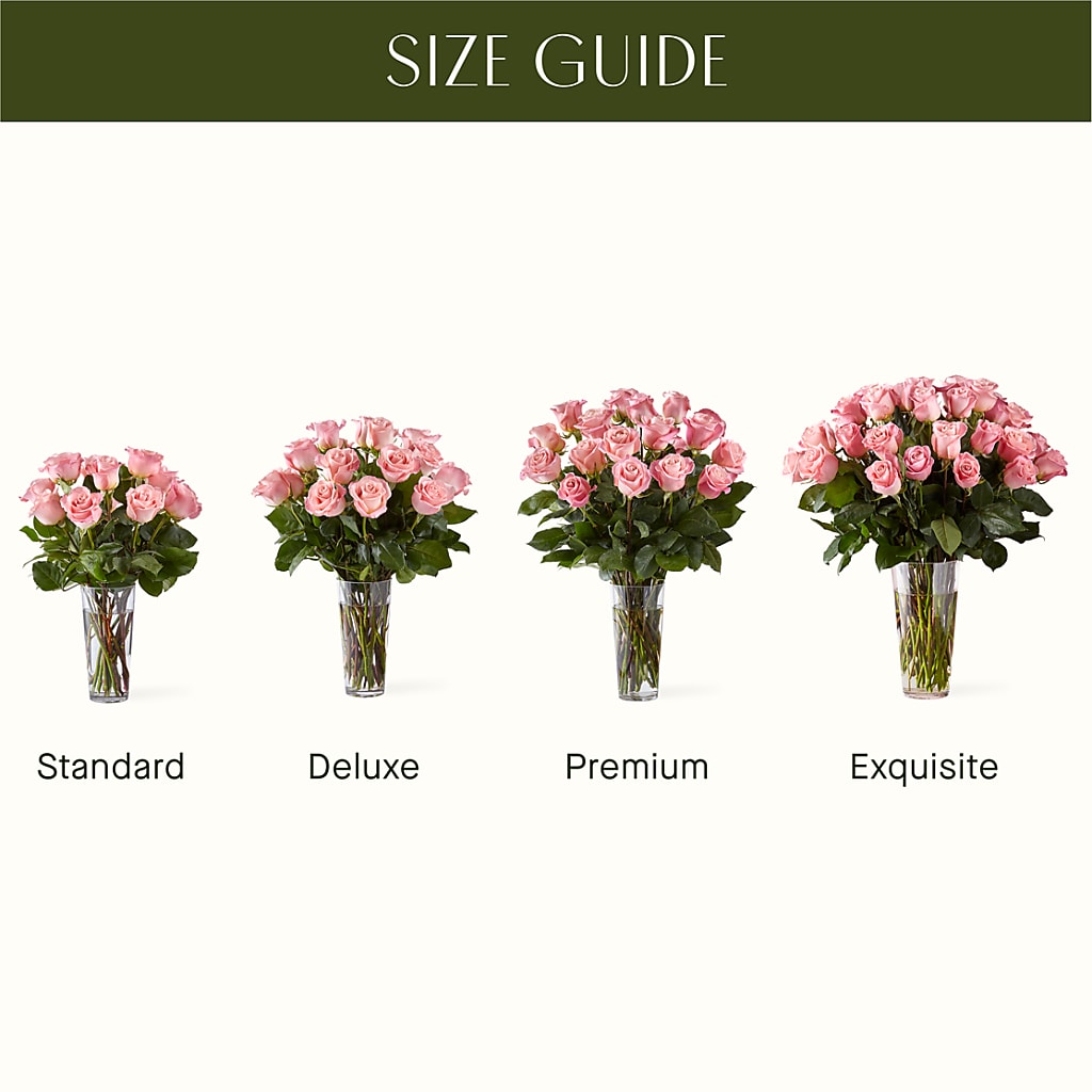 Long Stem Pink Rose Bouquet – HIRT'S FLOWERS INC, Strongsville OH
