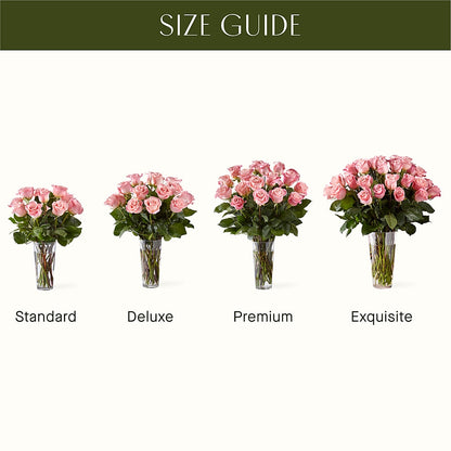 Long Stem Pink Rose Bouquet – HIRT'S FLOWERS INC, Strongsville OH